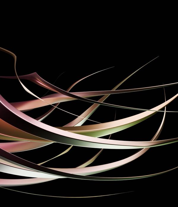 Abstract digital representation of balance and harmony in darkness